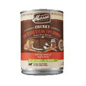 Merrick CHUNKY - Big Texas Steak Tips Dinner Canned Dog Food